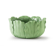 Load image into Gallery viewer, Leaf Reverie Planter - Large: Green / H-7" | D-14"