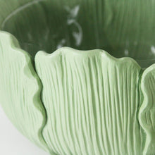 Load image into Gallery viewer, Leaf Reverie Planter - Large: Green / H-7" | D-14"