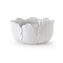 Load image into Gallery viewer, Leaf Reverie Planter - Large: White / H-7" | D-14"
