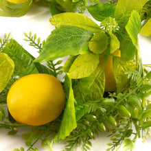 Load image into Gallery viewer, Artificial Sunny Yellow Citrus Lemon Garland - 5 foot long