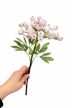 Load image into Gallery viewer, Designer’s Pick – 14” High-End Berry Picks: Frosty White Pink
