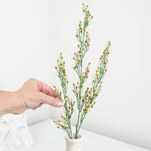 Load image into Gallery viewer, 28" Artificial Queen's Delight Floral Spray - Select Color: Blue
