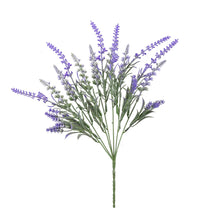 Load image into Gallery viewer, 17" Lush green shades of purple lavender spray
