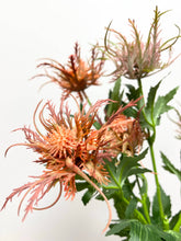 Load image into Gallery viewer, Realistic size,26" Artificial Thistle-3 sprays: Blue
