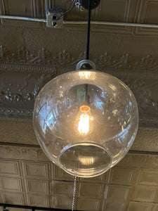49"H Glass Pendant Light