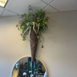 43" Custom Hanging Floral Arrangement