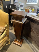 Load image into Gallery viewer, 47.5&quot; H x 13.5&quot;Sq ETHAN ALLEN Wooden Pedstal
