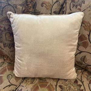 17" x 17" Velveteen Accent Pillow