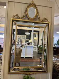 32"W x 60"H Ethan Allen Gilt Wall Mirror