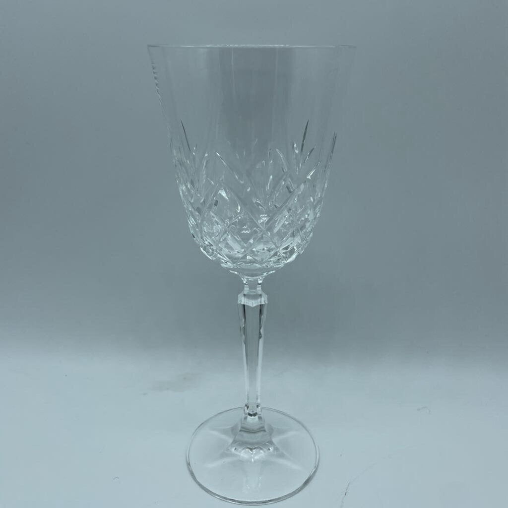 Set of 4 Handcrafted Yugoslavia Crystal Wine Glasses