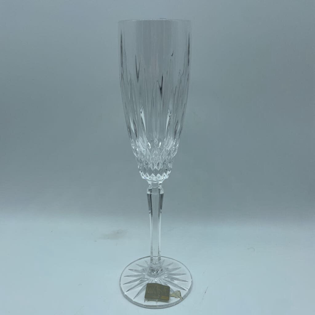 Set of 4 Vintage Mikasa Old Dublin Crystal Flutes