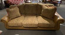 Load image into Gallery viewer, 86&quot;L x 40&quot;D x 35&quot;H King Hickory Fabric &amp; Leather Sofa
