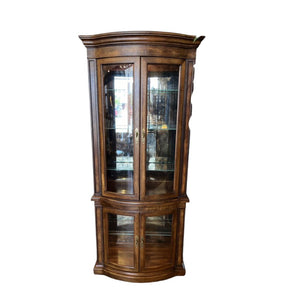 77" H x 34" W x 17" D Lighted Curio Cabinet