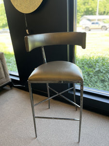 42.5"H x 21" W x 18" D Set of 2 Vanguard "Greer" Bar Stools (retails for $2000.00 Each)