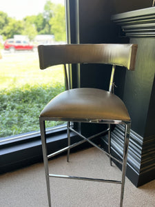 42.5"H x 21" W x 18" D Set of 2 Vanguard "Greer" Bar Stools (retails for $2000.00 Each) 3 Sets Available Total of 6 Bar Stools