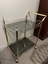 Load image into Gallery viewer, 27&quot; L x 18&quot; W x 32&quot; H &quot;Brass&quot; Bar Cart
