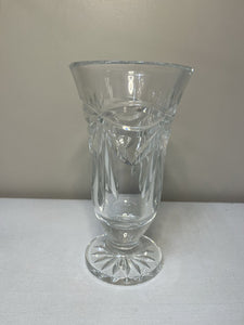 7" Waterford Crystal "Anniversary" Footed Vase