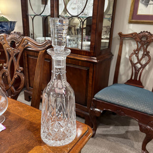 13.5" Waterford Crystal Lismore Decanter w/ Cut Stopper