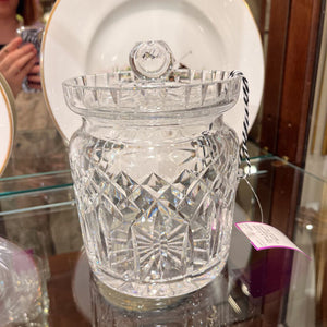 7.5" Waterford Crystal Covered Biscuit Jar