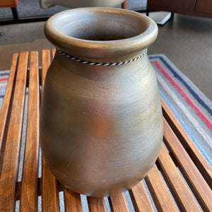 12" Metallic Vase