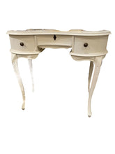 Load image into Gallery viewer, 35&quot;W x 31&quot;H x 17&quot;D Ivory Vanity &amp; Chair
