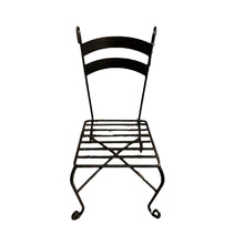 Load image into Gallery viewer, 37&quot; H x 20&quot; x 24&quot; Heavy Wrought Iron Chair
