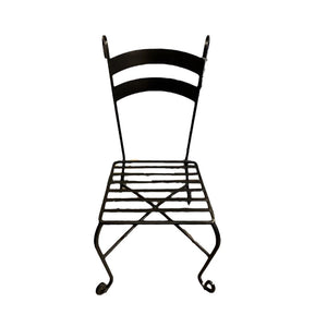 37" H x 20" x 24" Heavy Wrought Iron Chair