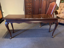 Load image into Gallery viewer, 60&quot;L x 27&quot;H x 16&quot;D ETHAN ALLEN 90&#39;s Cherry Console Table
