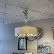 Load image into Gallery viewer, 31" Dia. x 26" Uttermost Grancona 5 Light Drum Shade Chandelier
