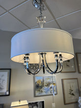 Load image into Gallery viewer, 31" Dia. x 26" Uttermost Grancona 5 Light Drum Shade Chandelier
