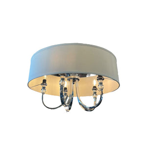 31" Dia. x 26" Uttermost Grancona 5 Light Drum Shade Chandelier