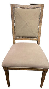 Set of 4 - 40.5"H x 21.5"W x 20.5"D Upholstered BASSETT Compass Dining Chairs