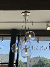 Load image into Gallery viewer, 36&quot;H,12&quot;D West Elm Cluster Globe Pendant
