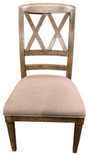 Load image into Gallery viewer, Set of 2 - 40.5&quot;H x 21.5&quot;W x 20.5&quot;D BASSETT X-Back Compass Dining Chairs
