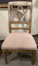 Load image into Gallery viewer, Set of 2 - 40.5&quot;H x 21.5&quot;W x 20.5&quot;D BASSETT X-Back Compass Dining Chairs
