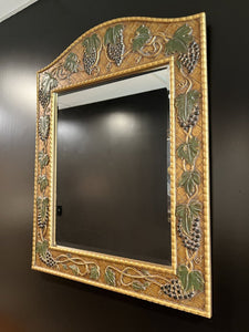 35" x 27" Gold Grapevine Mirror