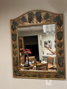 35" x 27" Gold Grapevine Mirror