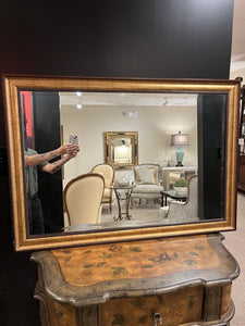 40" x 28" Beveled Rectangular Gold Mirror