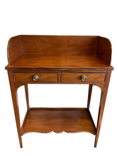 Load image into Gallery viewer, 39&quot;H x 29&quot;W x 15.5&quot;D Kittinger Mahogany Hepplewhite Style High Back Server
