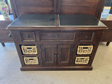 Load image into Gallery viewer, 50&quot;W x 34&quot;H x 21&quot;D Kitchen Island w/ Granite Top &amp; 4 Drawers
