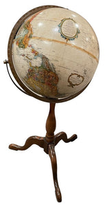 31"H x 16"D Commander II Raised Relief Floor Globe