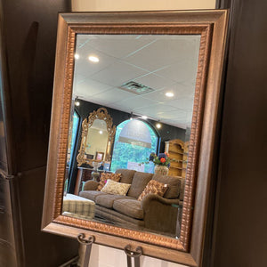 43" x 31" Wood Framed Beveled Mirror