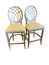 Load image into Gallery viewer, Pair of 2 - 51&quot; H x 22&quot; W Seat-31&quot; H Bar H Champaign Bar Stools
