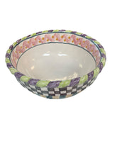 Load image into Gallery viewer, 9&quot; MacKenzie Childs Large Piccadilly Mixing Bowl
