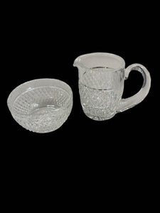 Waterford Irish Cut Crystal Creamer & Sugar Set