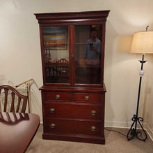 Load image into Gallery viewer, 68.5&quot; H x 16&quot; D x 36&quot; W Jamestown Furniture Co. Mahogany China Closet
