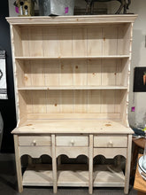 Load image into Gallery viewer, 52&quot;W x 76&quot;H x 17.5&quot;D Pine 2 Piece Hutch
