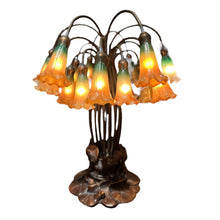 Load image into Gallery viewer, 23&quot; Tiffany Style Meyda Pondlily Lamp (18 Lights)
