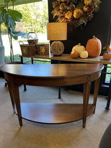 52"L x 18'D x 30"H ETHAN ALLEN Barrow Sofa Table