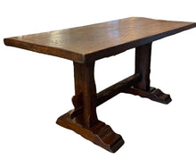 Load image into Gallery viewer, 63&quot;L x 29.5&quot;W x 30&quot;H Vintage Trestle Table from Italy
